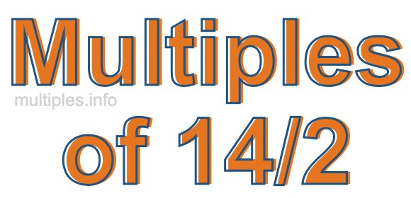 Multiples of 14/2 Multiples of 14/2