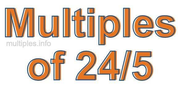 Multiples of 24/5 Multiples of 24/5