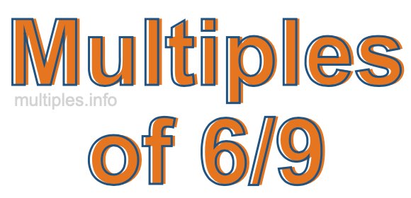 Multiples of 6/9 Multiples of 6/9