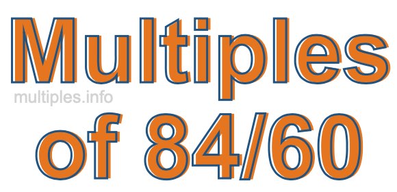 Multiples of 84/60