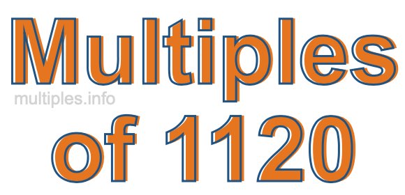 Multiples of 1120