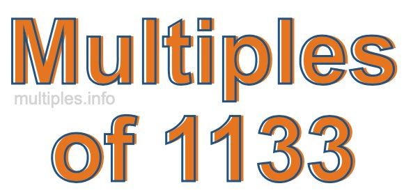 Multiples of 1133