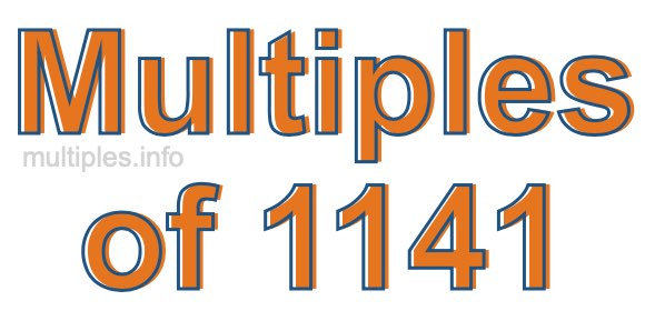 Multiples of 1141