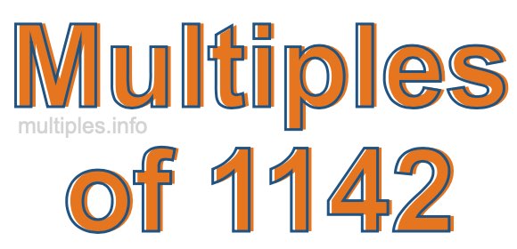Multiples of 1142