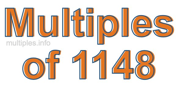 Multiples of 1148