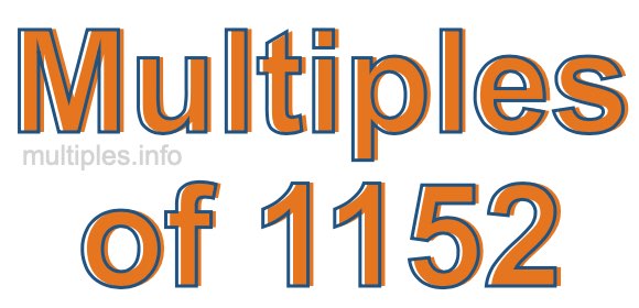 Multiples of 1152