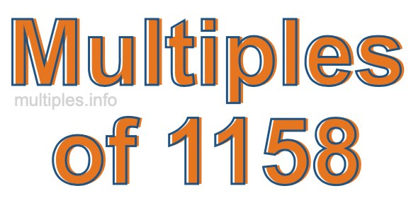 Multiples of 1158