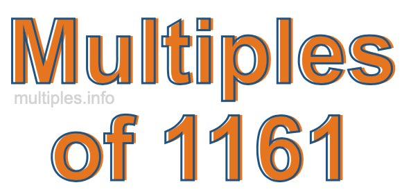 Multiples of 1161