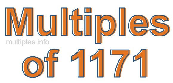 Multiples of 1171