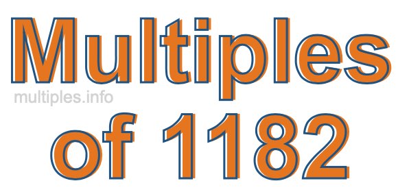 Multiples of 1182