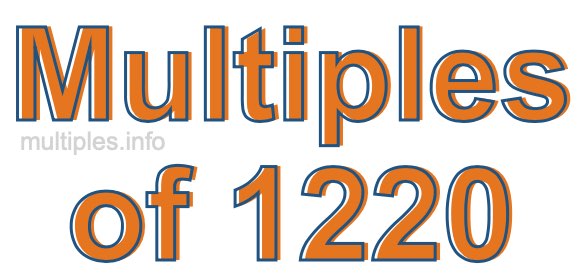 Multiples of 1220