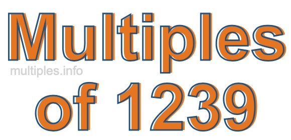 Multiples of 1239