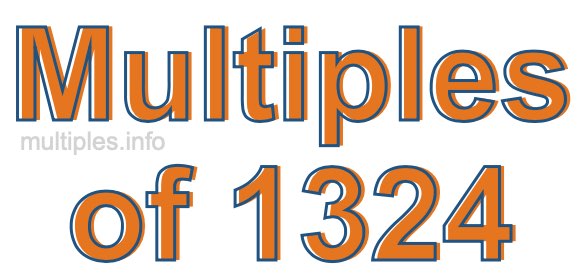 Multiples of 1324