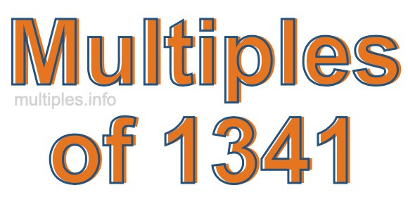 Multiples of 1341 Multiples of 1341