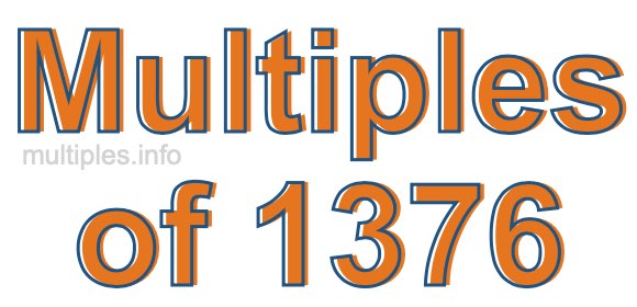 Multiples of 1376