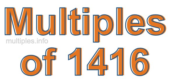 Multiples of 1416