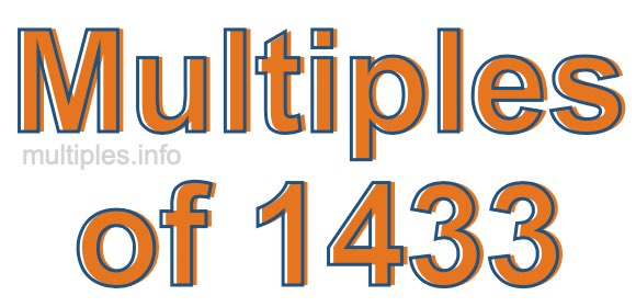 Multiples of 1433