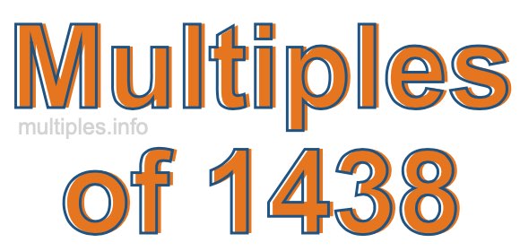 Multiples of 1438