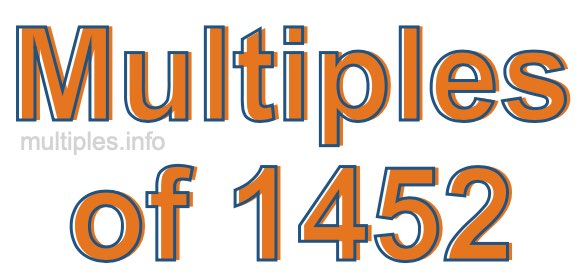 Multiples of 1452