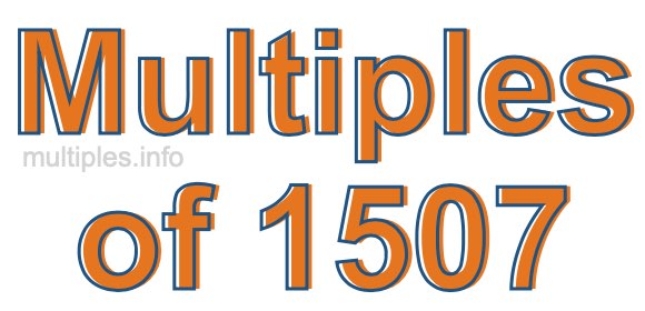 Multiples of 1507