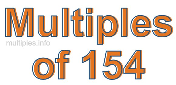 Multiples of 154