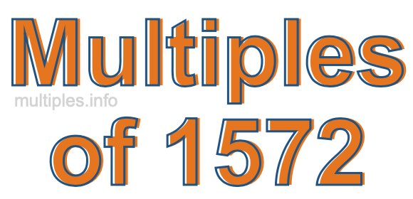 Multiples of 1572