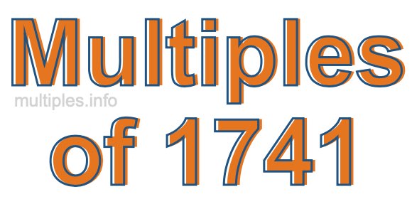 Multiples of 1741