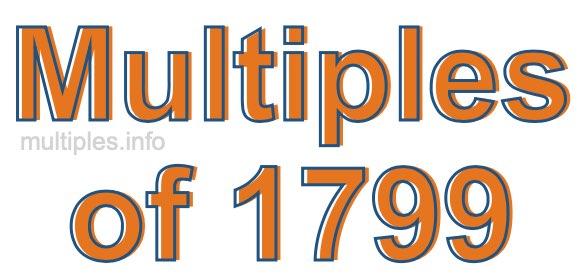 Multiples of 1799