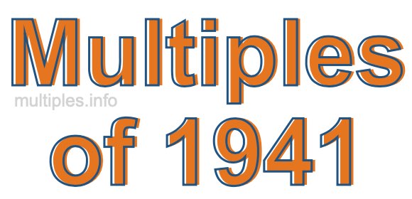Multiples of 1941
