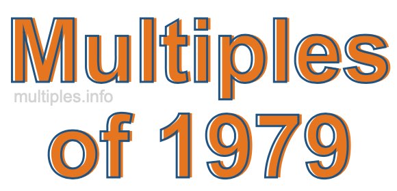 Multiples of 1979