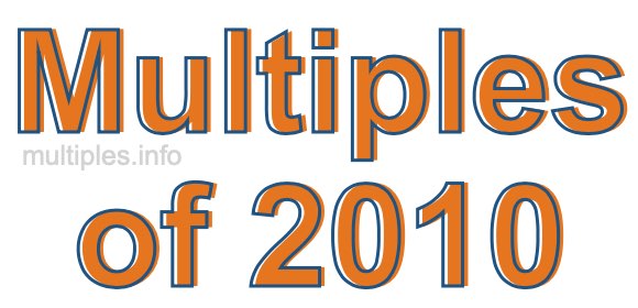 Multiples of 2010
