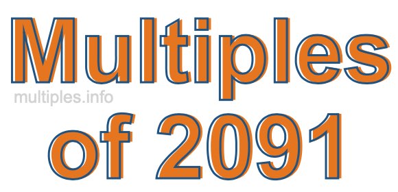 Multiples of 2091 Multiples of 2091