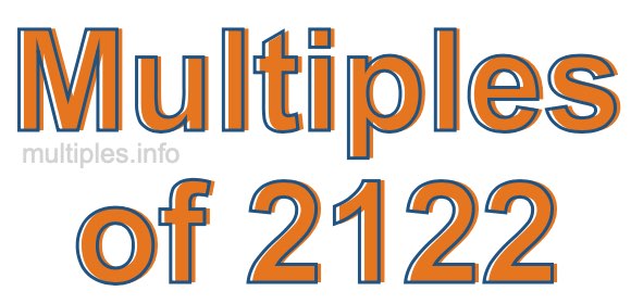 Multiples of 2122