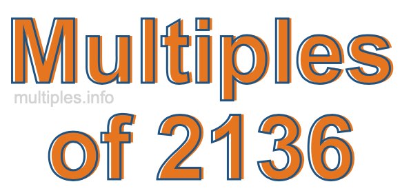 Multiples of 2136