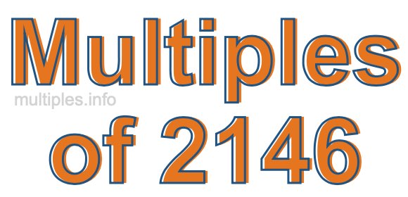 Multiples of 2146
