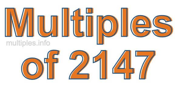 Multiples of 2147