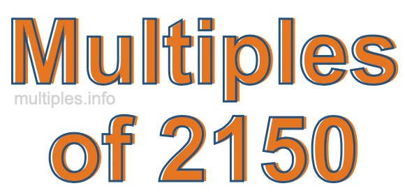 Multiples of 2150