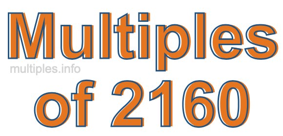 Multiples of 2160