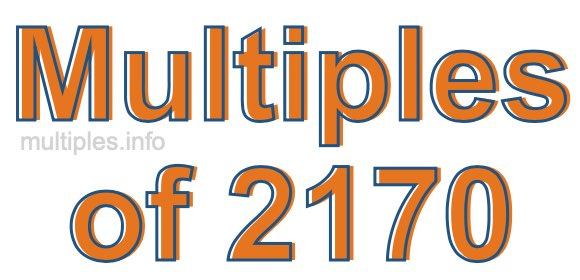 Multiples of 2170