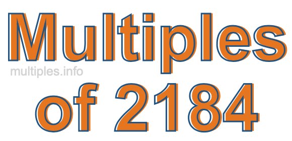 Multiples of 2184