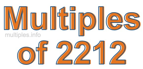 Multiples of 2212