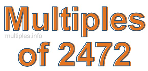 Multiples of 2472