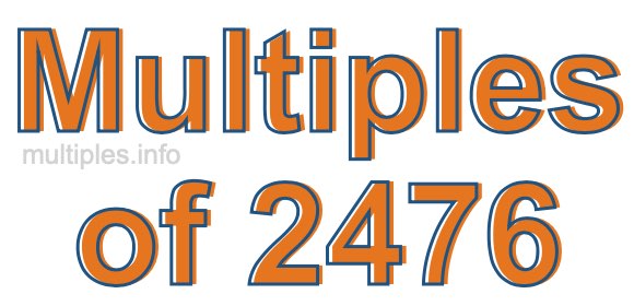 Multiples of 2476