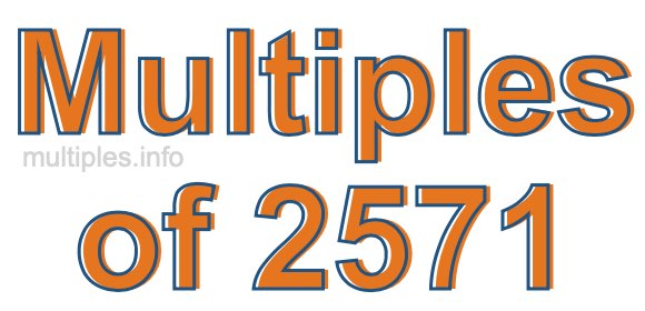 Multiples of 2571