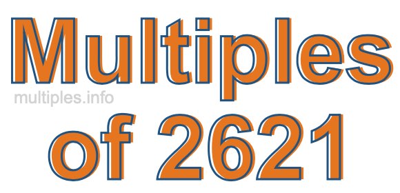 Multiples of 2621