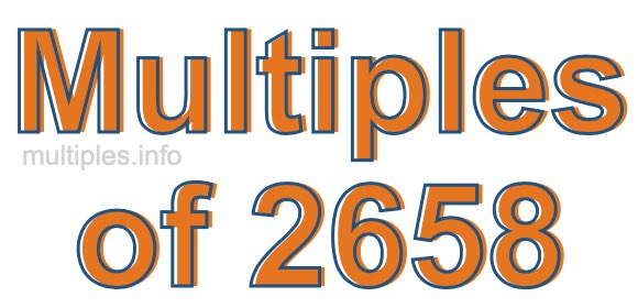 Multiples of 2658
