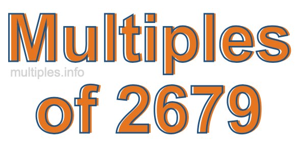 Multiples of 2679