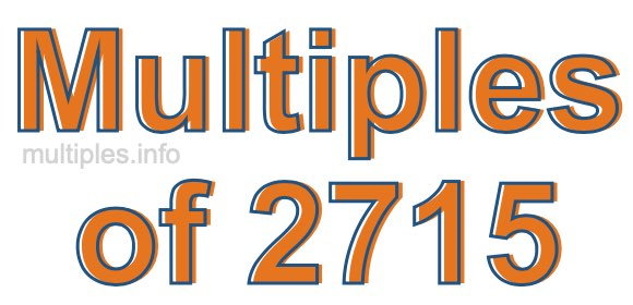 Multiples of 2715