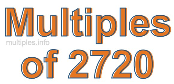 Multiples of 2720
