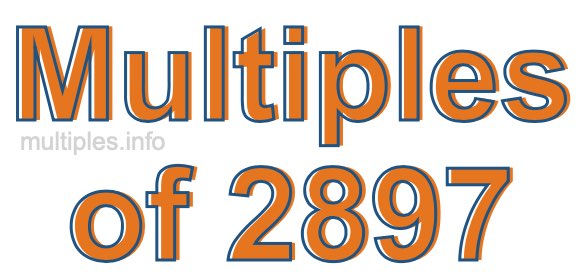 Multiples of 2897